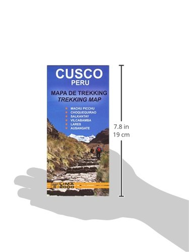 Cusco Peru Trekking Map