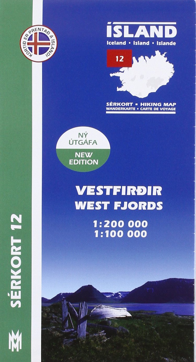 Vestfirdir (West Fjords) 1:100,000