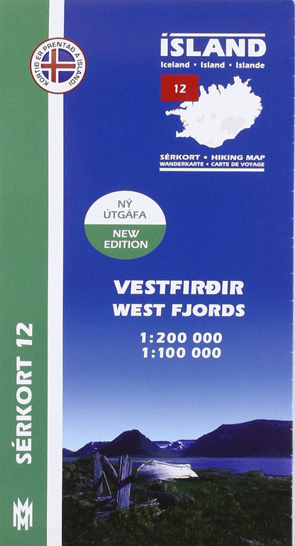 Vestfirdir (West Fjords) 1:100,000