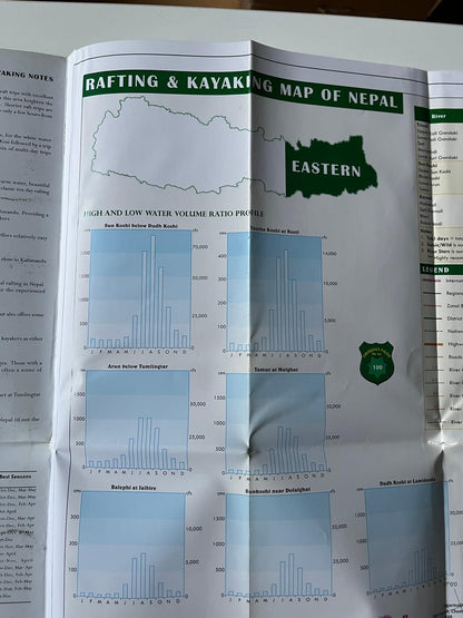 Rafting, Kayaking Eastern Nepal MAP