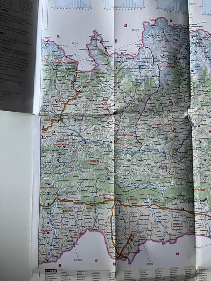 Rafting, Kayaking Eastern Nepal MAP