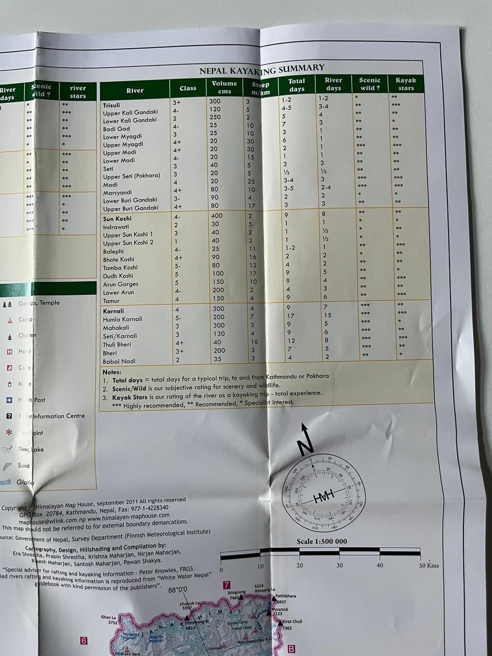 Rafting, Kayaking Eastern Nepal MAP