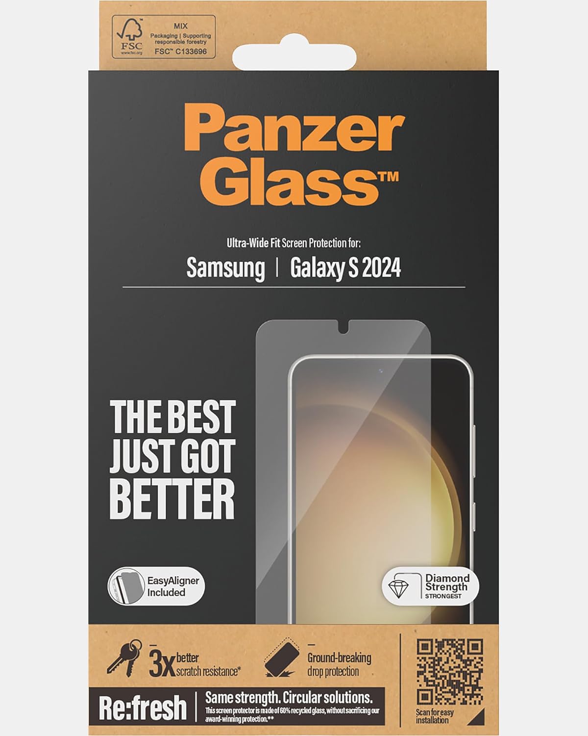 PanzerGlass Ultra Wide Fit Protection d'écran transparent Samsung 1 piece(s