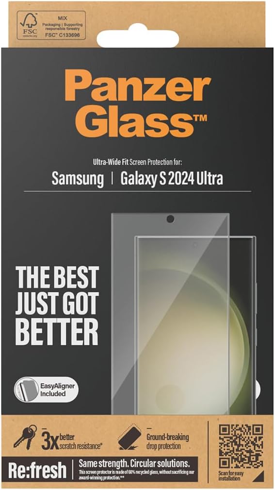 PanzerGlass Ultra Wide Fit Protection d'écran transparent Samsung 1 piece(s