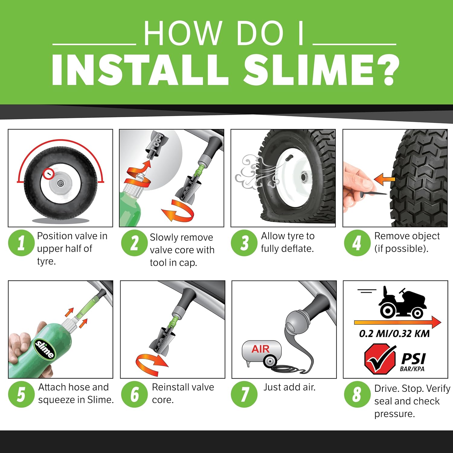 Slime Tube Sealant 8oz