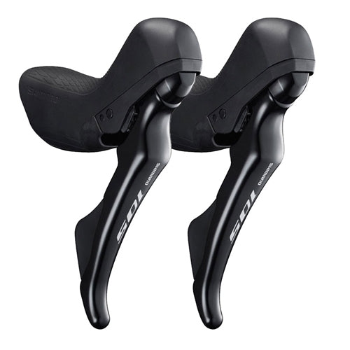 Shimano ST-R7000 105 double mechanical 11-speed STI levers, pair, black