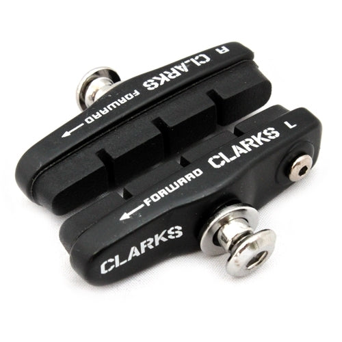 Clarks Plaquettes de frein avec support en alliage Compatible Shimano 105Sc, Ultegra, Dura-Ace (55 mm