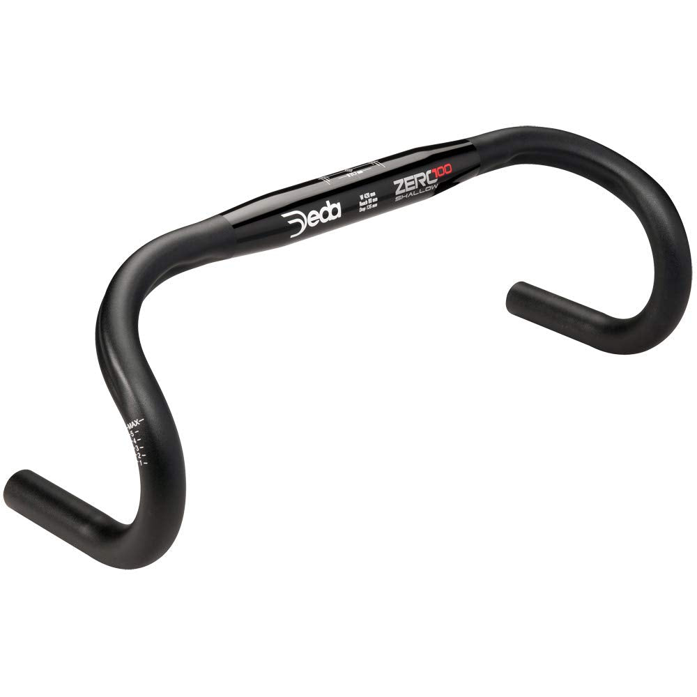 Deda Elementi Zero 100 Shallow Handlebars Black 42cm