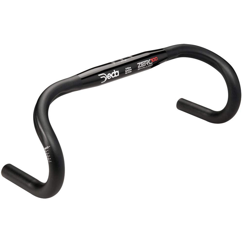 Deda Elementi Zero 100 Shallow Handlebars Black 42cm