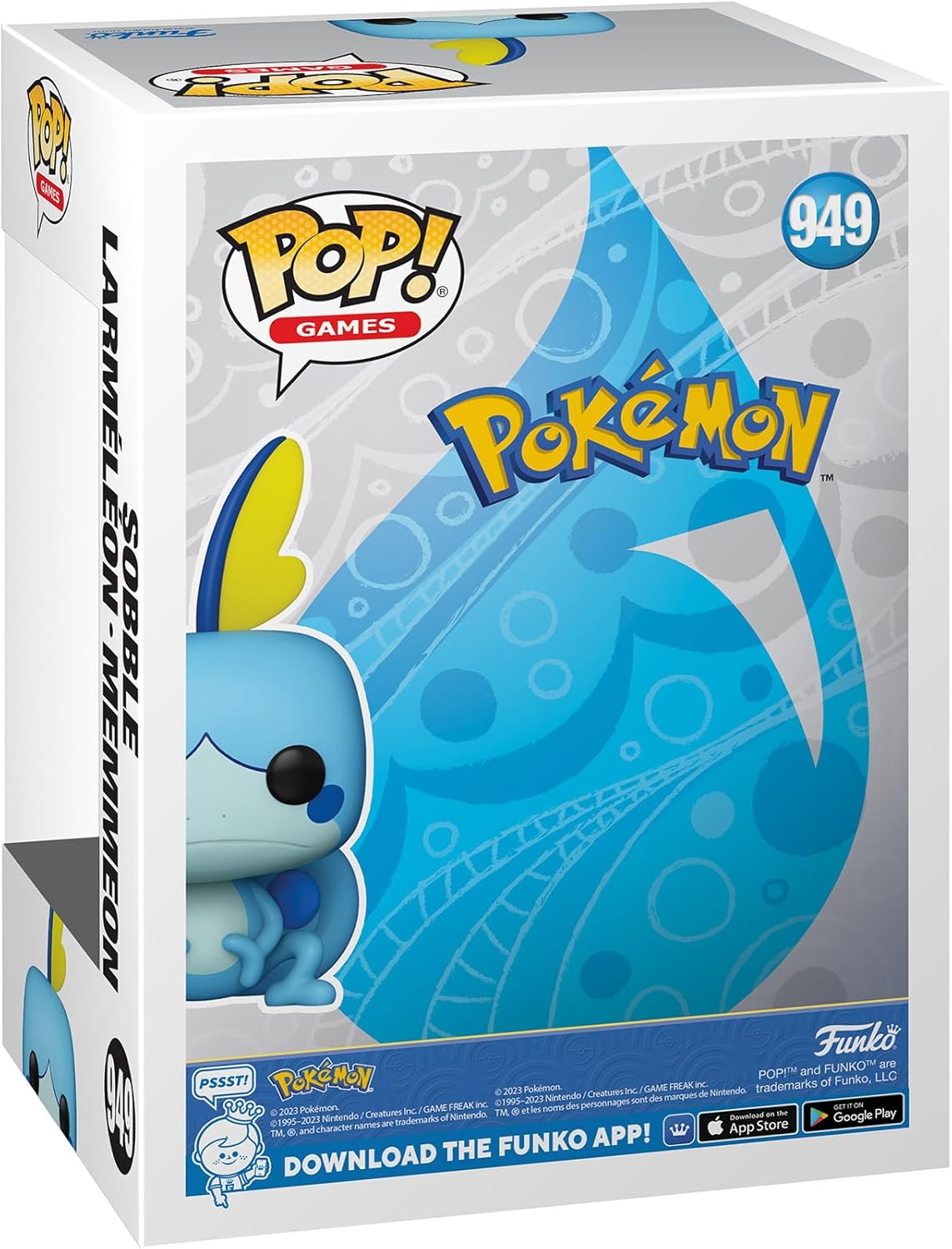 Funko POP! Games: Pokemon - Sobble - Collectable Vinyl Figure - Gift Idea - Official Merchandise - Toys for Kids & Adults - Video Games Fans - Model Figure for Collectors and Display