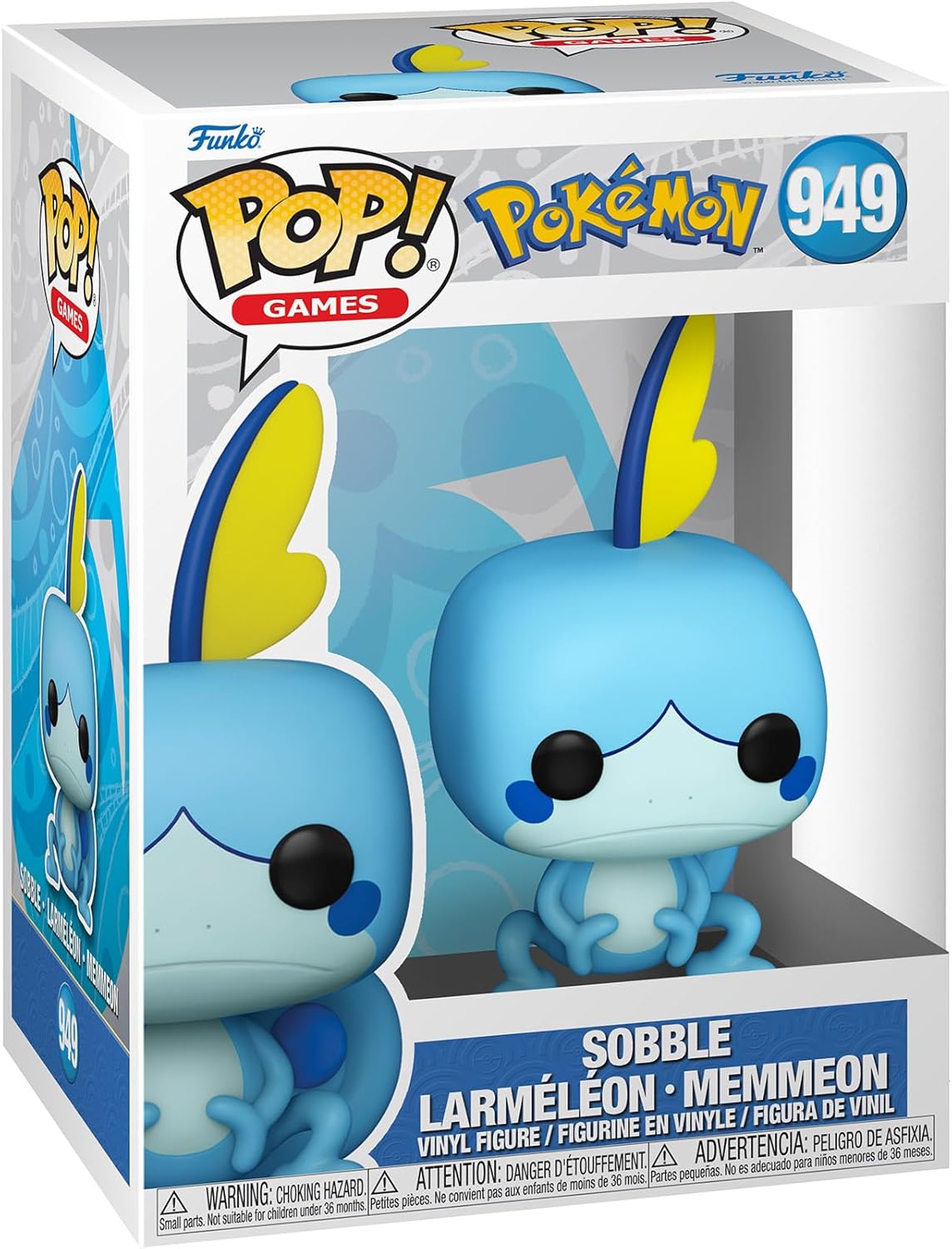 Funko POP! Games: Pokemon - Sobble - Collectable Vinyl Figure - Gift Idea - Official Merchandise - Toys for Kids & Adults - Video Games Fans - Model Figure for Collectors and Display