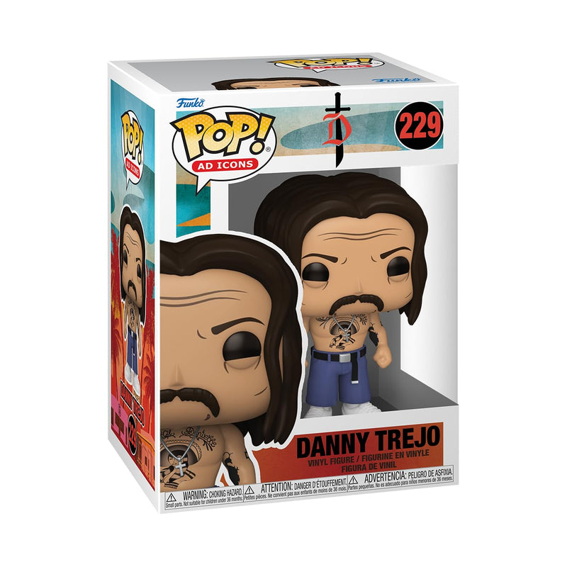 Funko Pop! Ad Icon: Danny Trejo - Figura in Vinile da Collezione - Idea Regalo - Merchandising Ufficiale - Giocattoli per Bambini e Adulti - Movies Fans - Figura da Collezione e da Esposizione