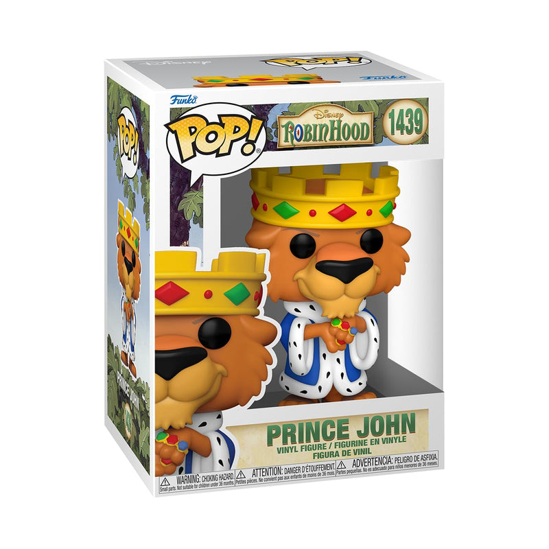 Funko Pop! Disney: Robin Hood - Prince John- Figura in Vinile da Collezione - Idea Regalo - Merchandising Ufficiale - Giocattoli per Bambini e Adulti - Movies Fans - Figura per i Collezionisti