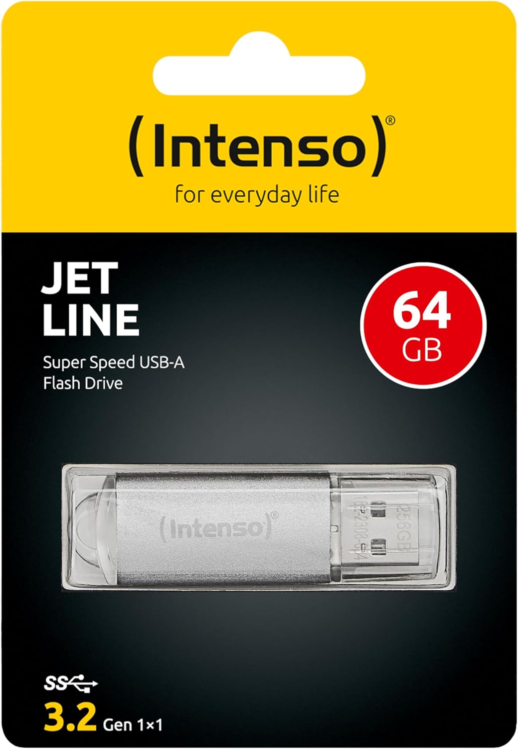 Intenso Jet Line USB 3.2 Gen 1x1 Super Speed USB-A Stick 64GB