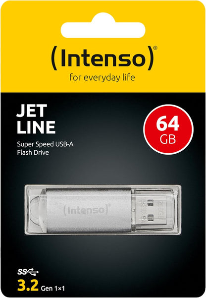 Intenso Jet Line USB 3.2 Gen 1x1 Super Speed USB-A Stick 64GB