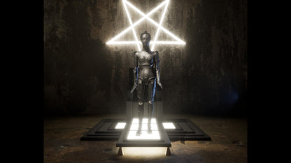 Fritz Lang Metropolis Machine Man C.F. Metal Version