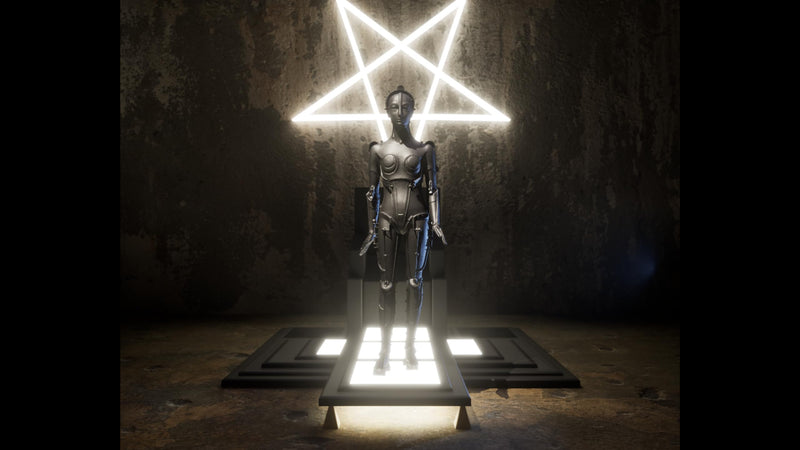 Fritz Lang Metropolis Machine Man C.F. Metal Version