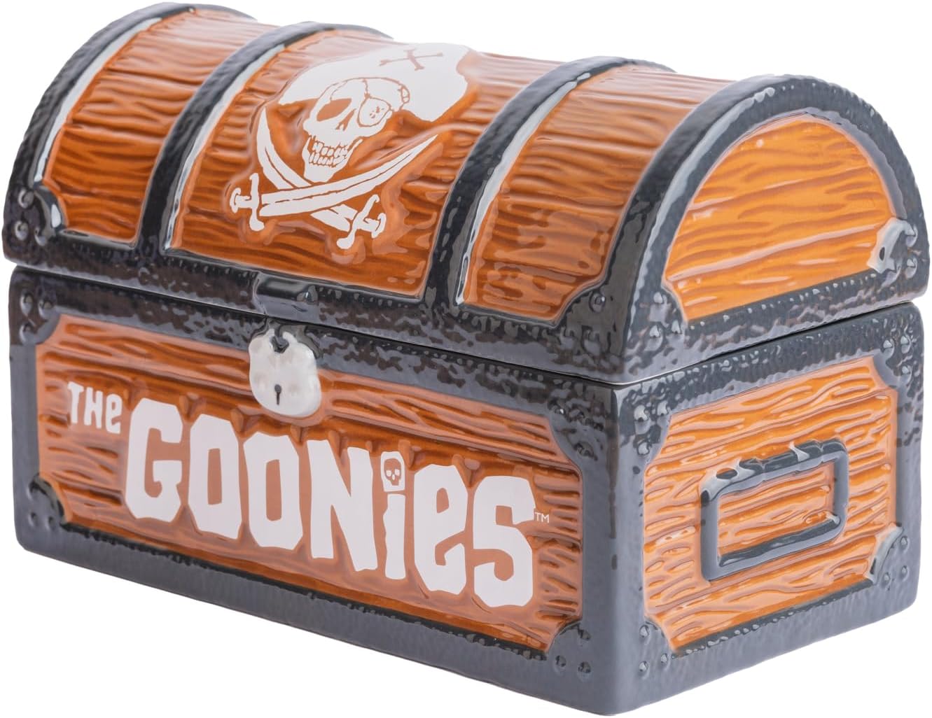 Grupo Erik Keksdose Keramik The Goonies - Keksglas mit Deckel Groß 20 x 11,5 x 13,5 cm Vorratsbehälter mit Deckel Offizieller Die Goonies Fanartikel