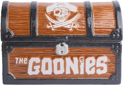Grupo Erik Keksdose Keramik The Goonies - Keksglas mit Deckel Groß 20 x 11,5 x 13,5 cm Vorratsbehälter mit Deckel Offizieller Die Goonies Fanartikel