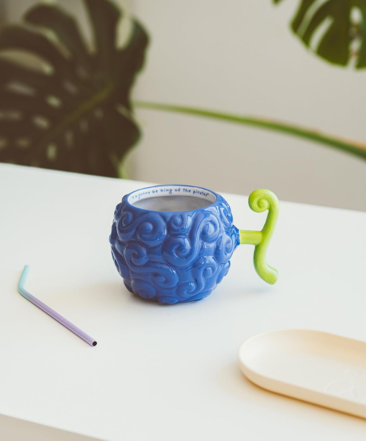 Grupo Erik One Piece Netflix Gum-Gum Fruit 3D Ceramic Mug | 50 cl / 500 ml / 17 oz - 6 x 4 x 5 inches / 16 x 10 x 12.5 cm | Coffee Mug | Tea Mug | Cool Gifts | One Piece Manga