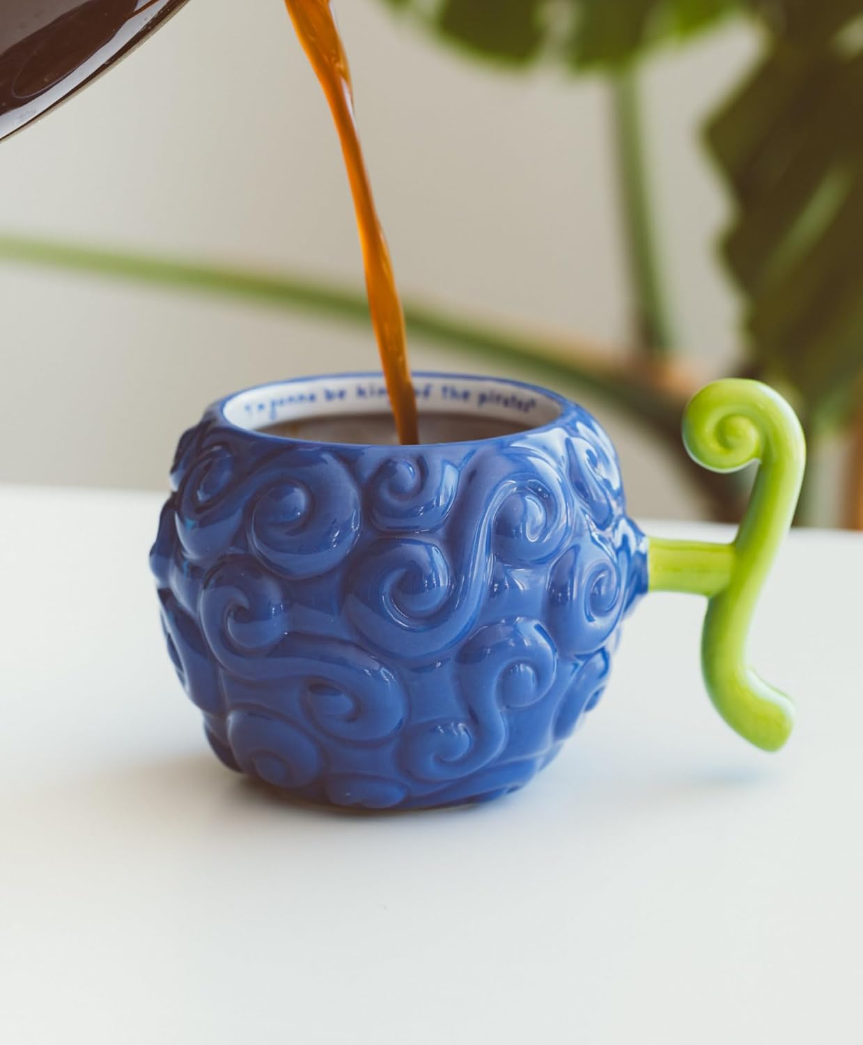 Grupo Erik One Piece Netflix Gum-Gum Fruit 3D Ceramic Mug | 50 cl / 500 ml / 17 oz - 6 x 4 x 5 inches / 16 x 10 x 12.5 cm | Coffee Mug | Tea Mug | Cool Gifts | One Piece Manga