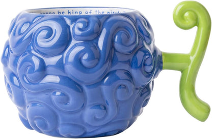 Grupo Erik One Piece Netflix Gum-Gum Fruit 3D Ceramic Mug | 50 cl / 500 ml / 17 oz - 6 x 4 x 5 inches / 16 x 10 x 12.5 cm | Coffee Mug | Tea Mug | Cool Gifts | One Piece Manga