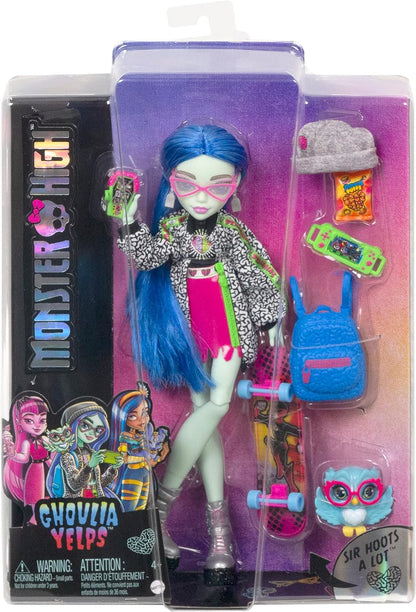 Monster High Ghoulia Yelps with Sir Hoots-A-Lot