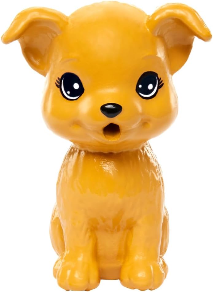 Barbie Stacie Doll with Pet Dog, From Barbie and Stacie to the Rescue Movie Toys, Blonde Hair Doll, HRM05