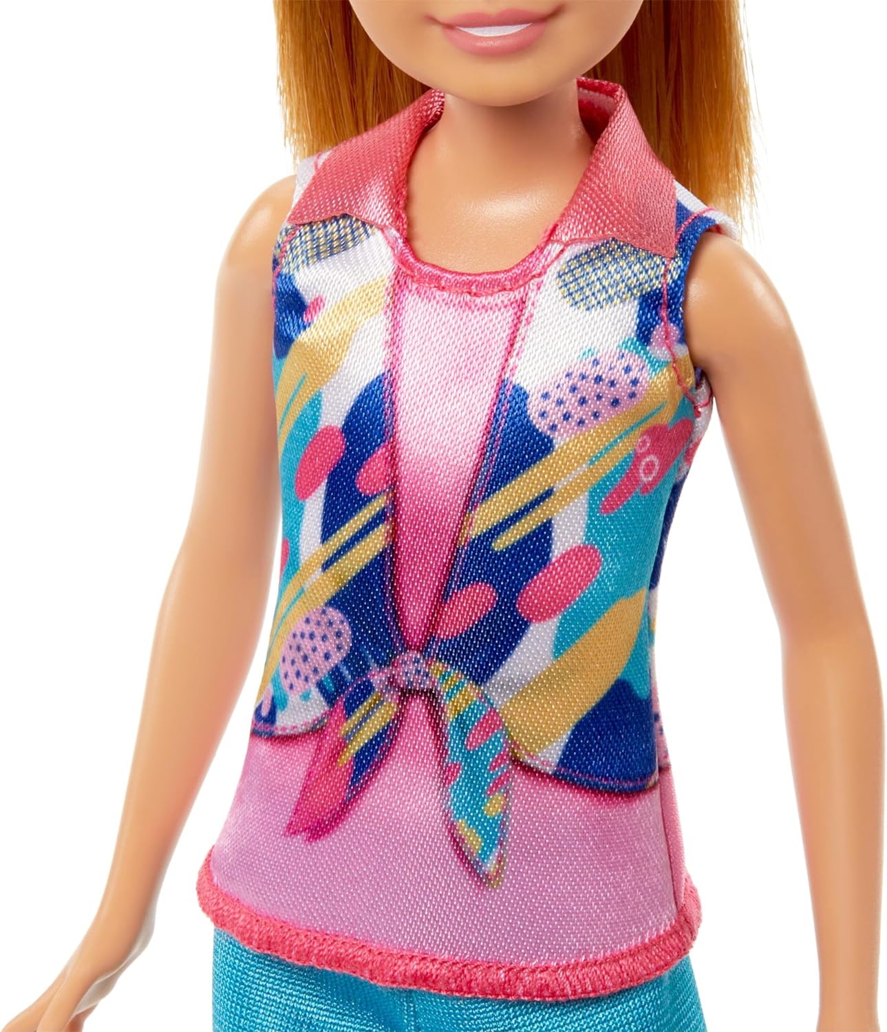 Barbie Pack 2 muñecas Hermanas con Ropa de Verano, Mascotas y Accesorios, de la película Stacie al Rescate, Juguete +3 años (Mattel HRM09