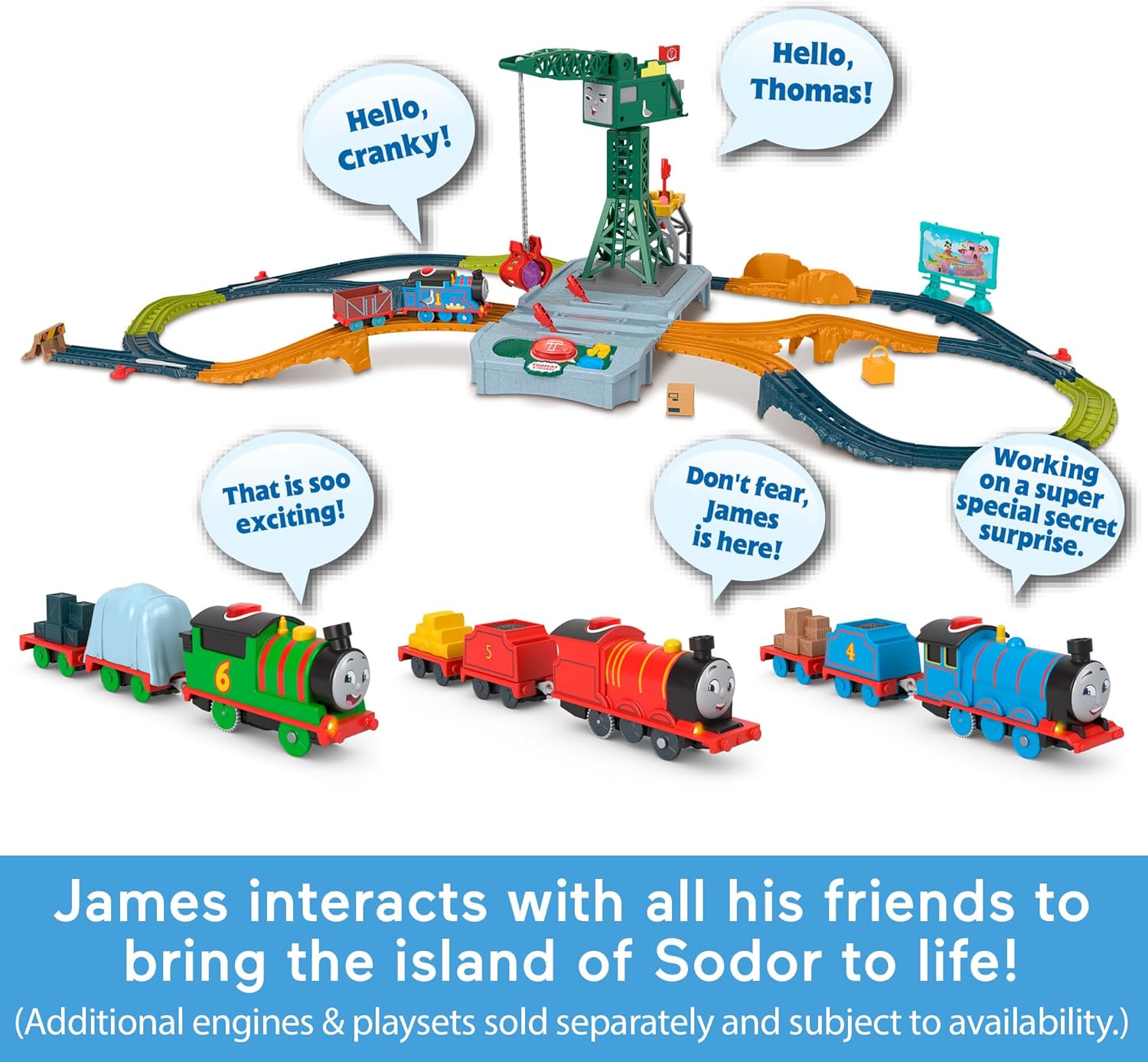 * Thomas & Friends Motorised Talking James