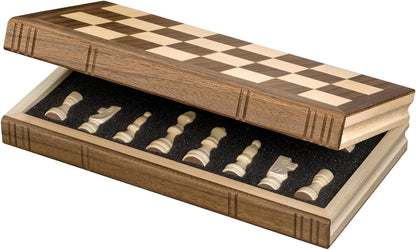 Philos 2705 - Ajedrez de Madera de Viaje (escaque: 32 mm, Altura del Rey: 60 mm