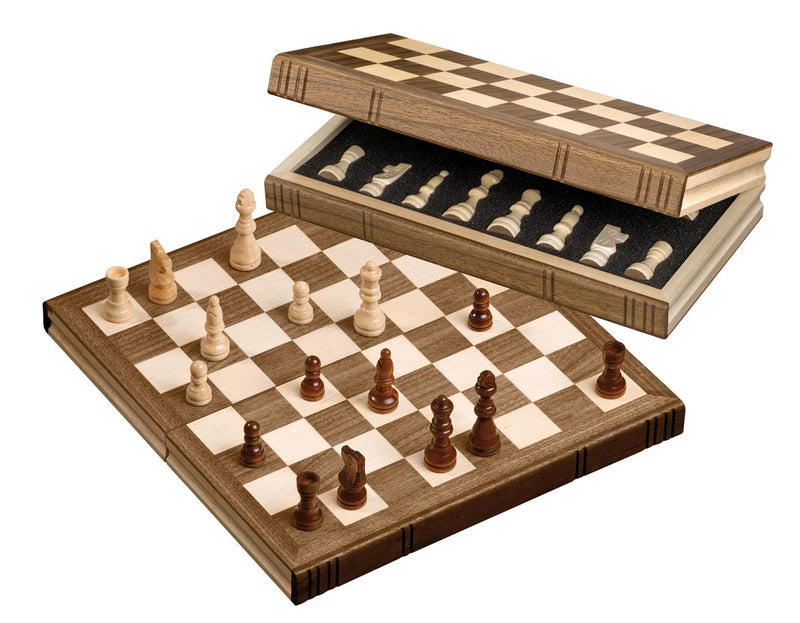 Philos 2705 - Ajedrez de Madera de Viaje (escaque: 32 mm, Altura del Rey: 60 mm