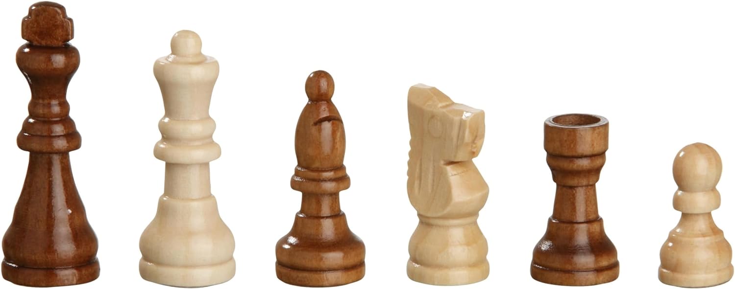 Philos 2705 - Ajedrez de Madera de Viaje (escaque: 32 mm, Altura del Rey: 60 mm
