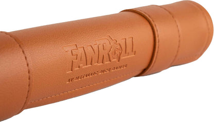 Dice Scroll - Alfombrilla rodante y funda de transporte, color marrón