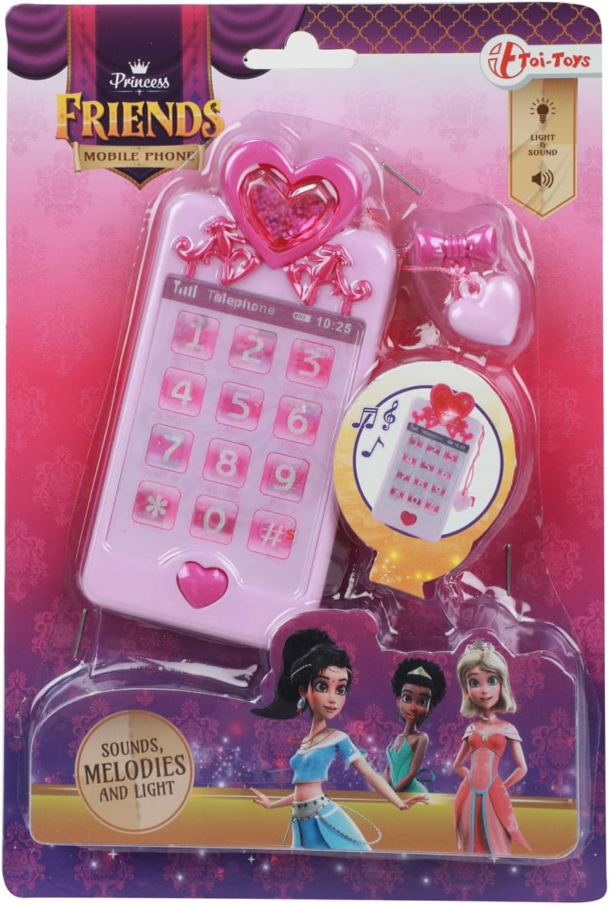 Toi-Toys - Princess Friends Mobiele Speelgoedtelefoon Roze