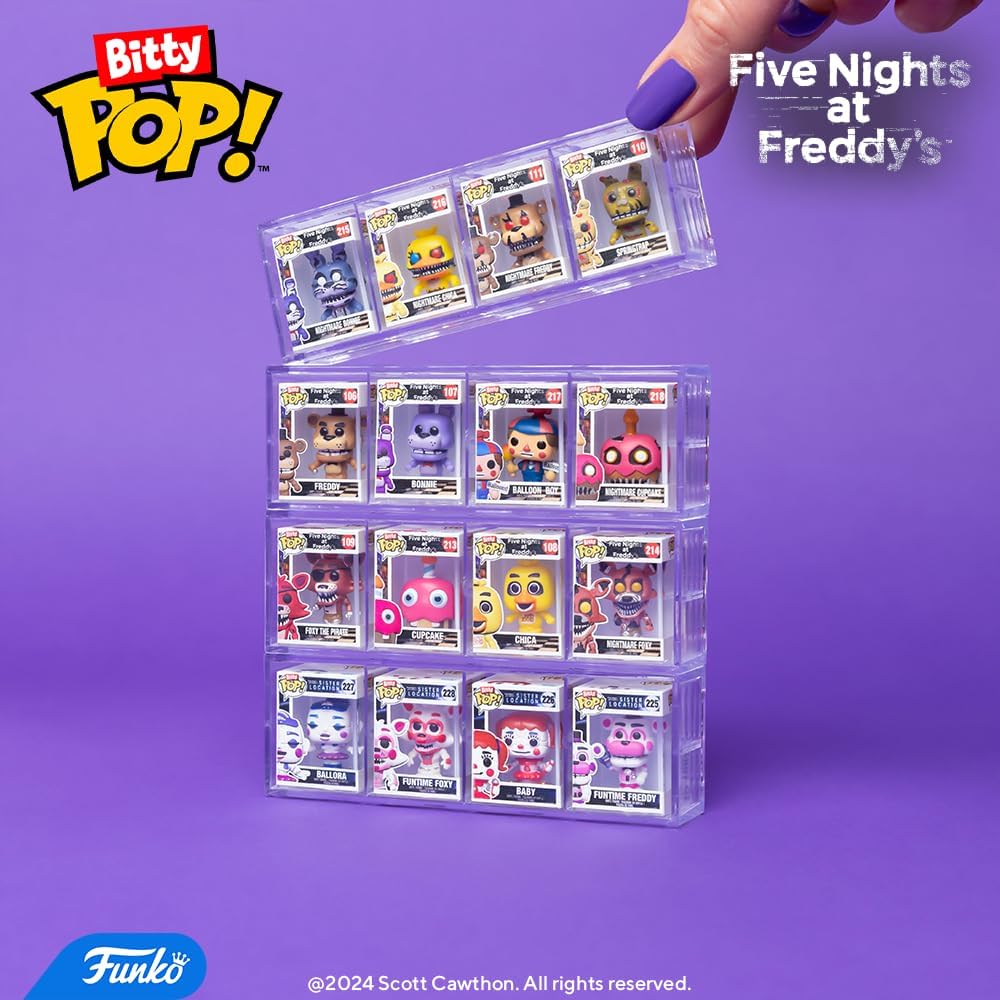 Funko Bitty Pop!: Five Nights at Freddy's Mini Collectible Toys 4-Pack - Freddy, Bonnie, Ballon Boy & Mystery Chase Figure (Styles May Vary
