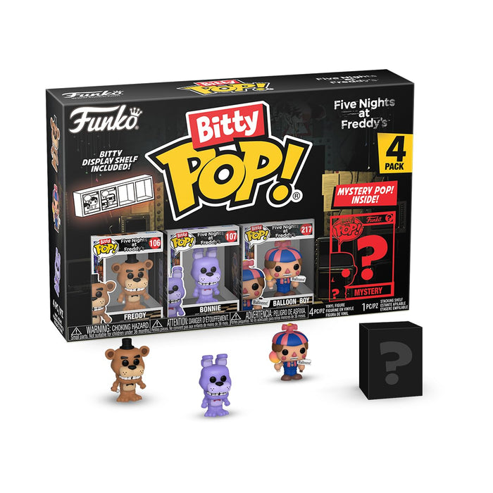 Funko Bitty Pop!: Five Nights at Freddy's Mini Collectible Toys 4-Pack - Freddy, Bonnie, Ballon Boy & Mystery Chase Figure (Styles May Vary