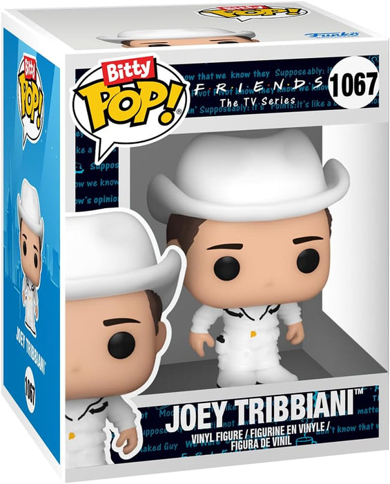 Funko Bitty Pop! Friends Mini Collectible Toys 4-Pack - Joey Tribbiani, Ross Geller, Rachel Green & Mystery Chase Figure (Styles May Vary