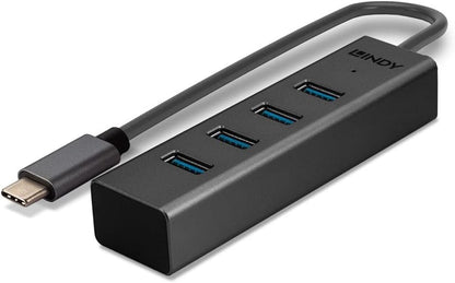 LINDY 4 Port USB 3.2 Type C Hub
