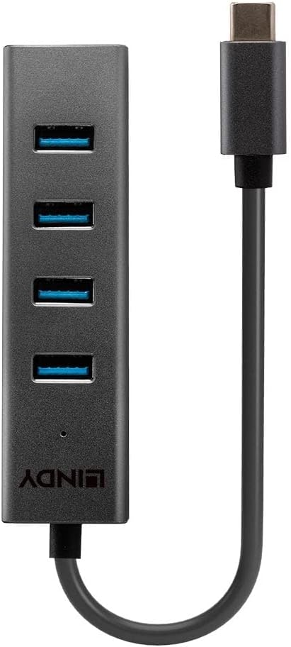 LINDY 4 Port USB 3.2 Type C Hub