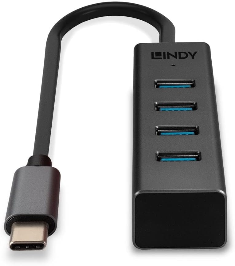 LINDY 4 Port USB 3.2 Type C Hub