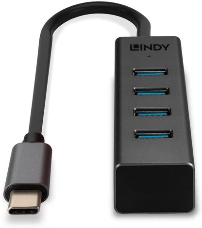 LINDY 4 Port USB 3.2 Type C Hub