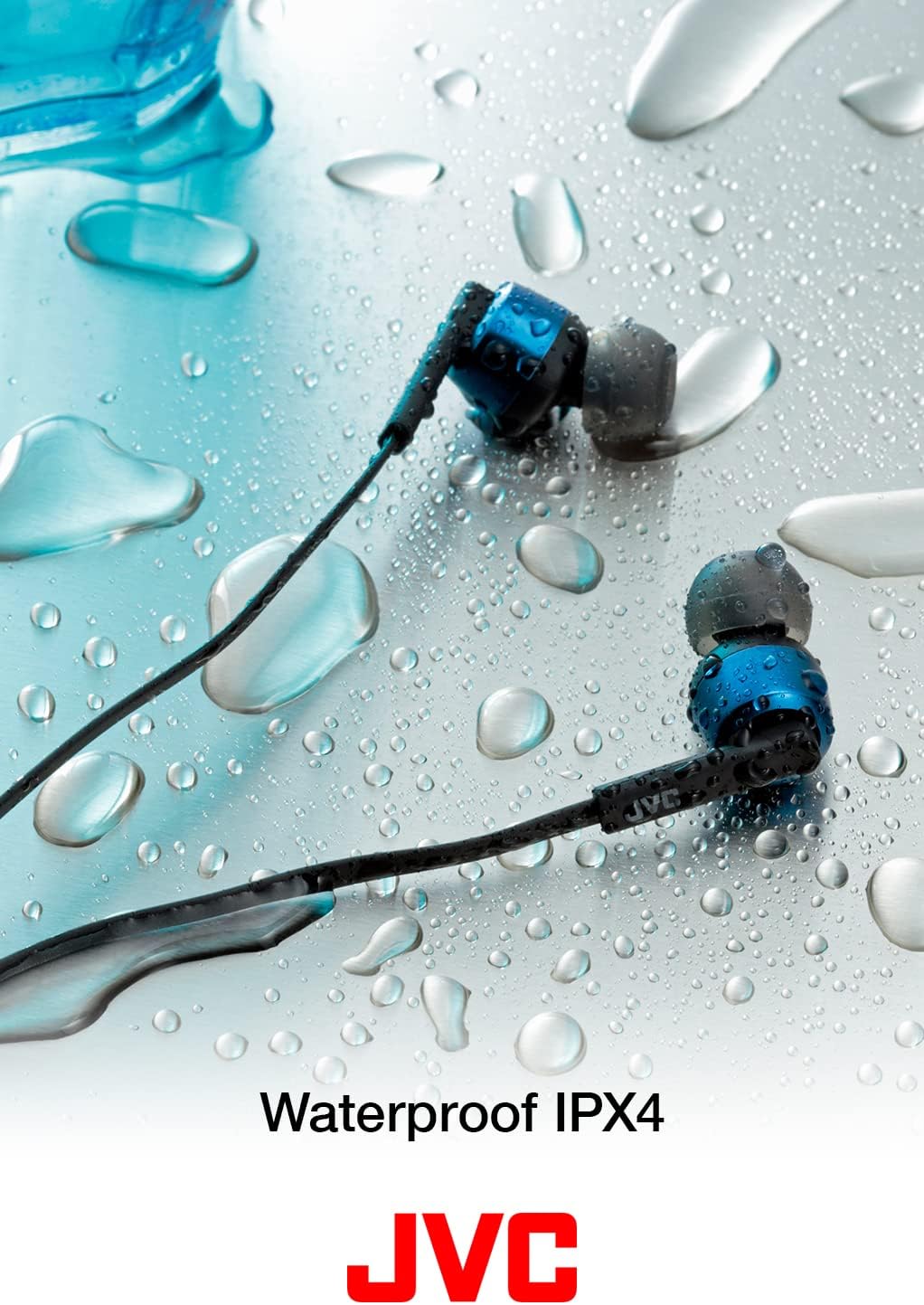 JVC HA-FX51M-B Wired In-Ear Headphones with Remote, Microphone & carrying pouch