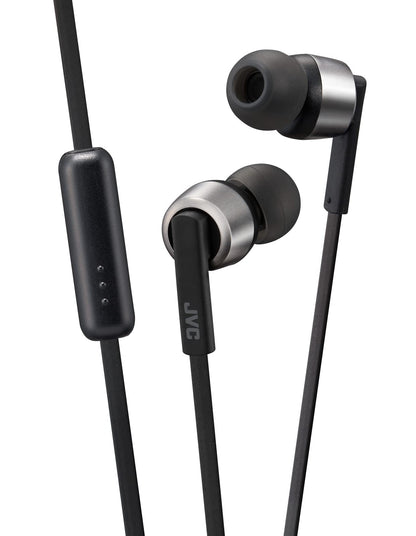 JVC HA-FX51M-B Wired In-Ear Headphones with Remote, Microphone & carrying pouch