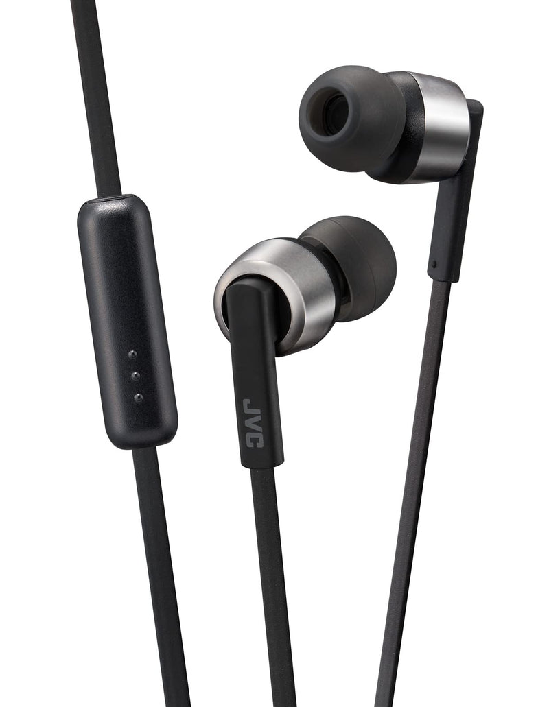 JVC HA-FX51M-B Wired In-Ear Headphones with Remote, Microphone & carrying pouch