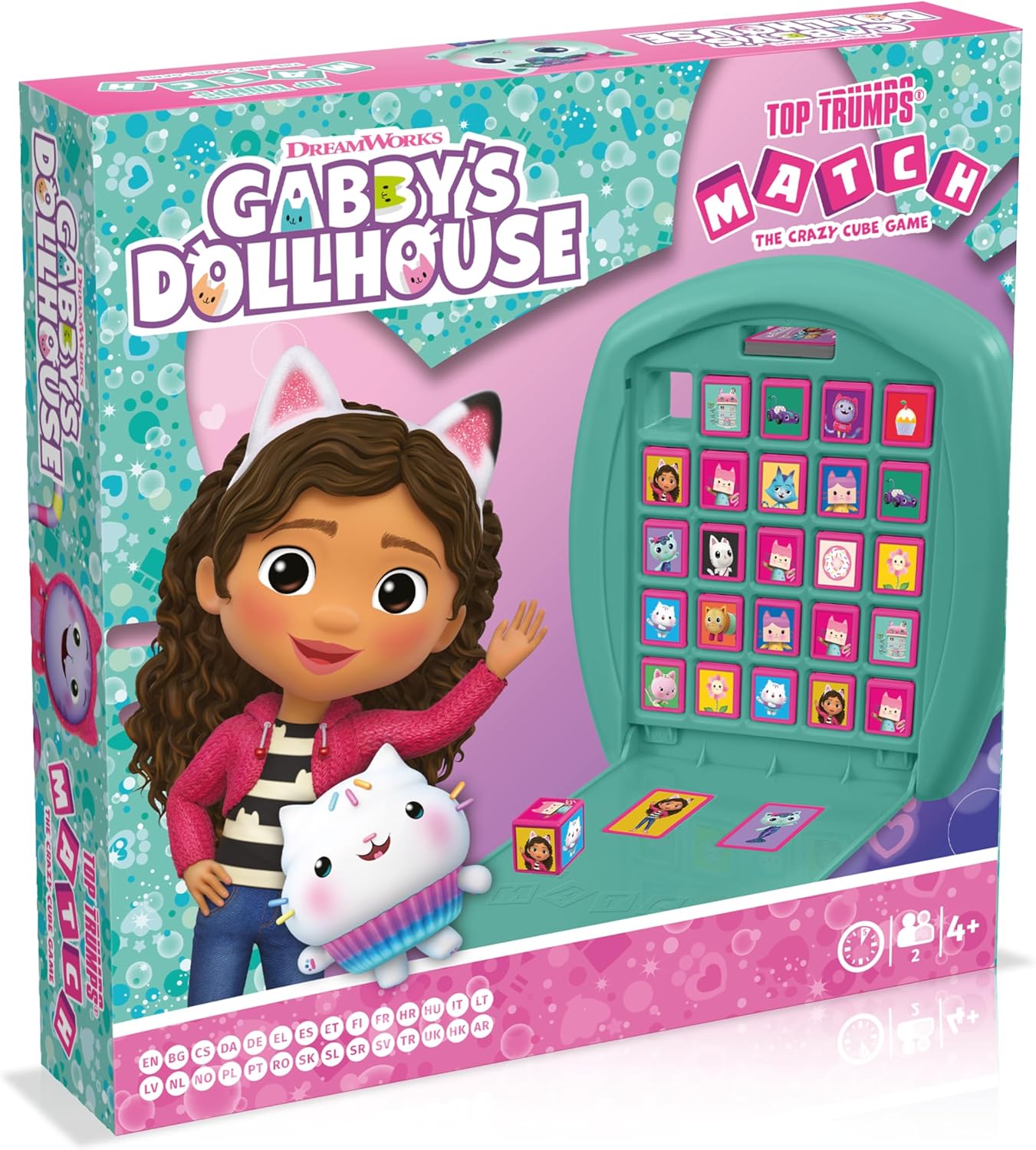 Gabby’s Dollhouse Top Trumps Match - The Crazy Cube Game