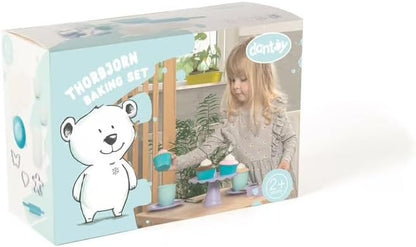 Dantoy – Juego de postre Thorbjorn para la cocina infantil – Juego de juguetes de arena – Cocina de juguete – Niños a partir de 2 años – Juego de rol – Plástico – Etiqueta nórdica – Fabricado en