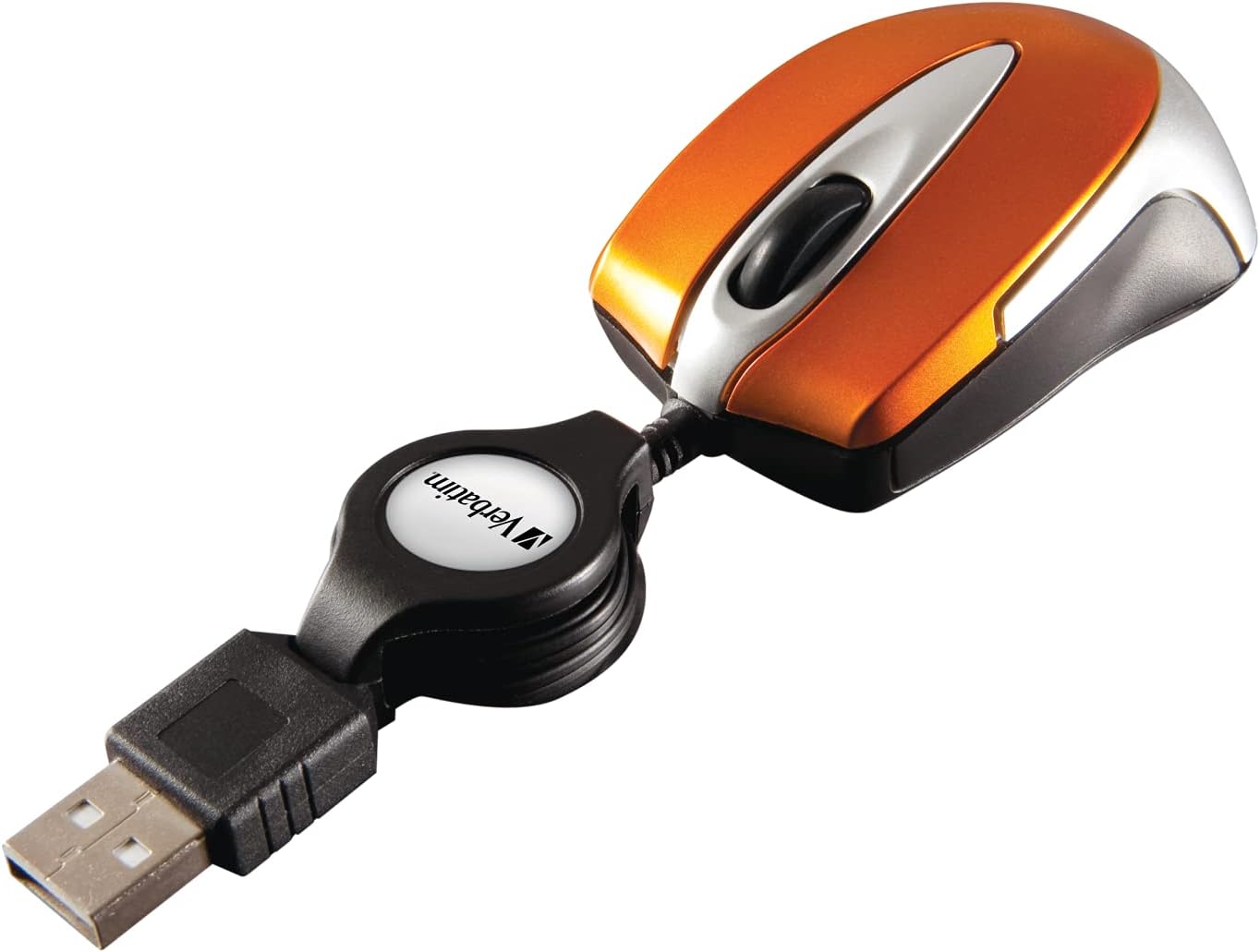 Verbatim Go Mini USB Optical 1000DPI Orange - mice (USB, Office, Wheel 49023