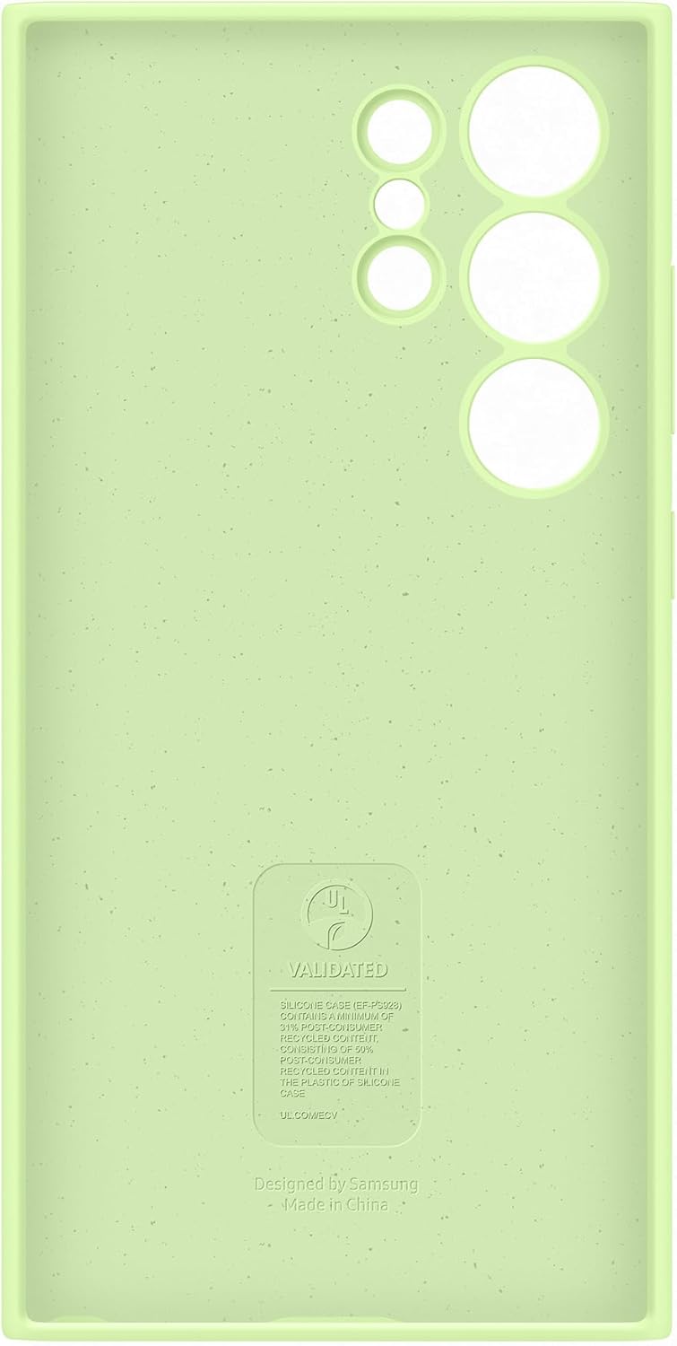 Samsung Galaxy Official S24 Ultra Silicone Case, Lime Lime S24 Ultra Silicone Case