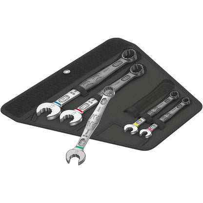 Wera Compatible 6003 Joker 5 Set 1 | Ringmaulschlüssel-Satz & 05133164001 950/9 Hex-Plus Multicolour 2 L-Key Set